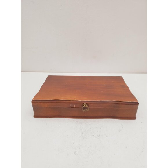 Vintage Gunther Mele 1970's wooden jewelry box. Jewellery . Vintage wooden - Picture 2 of 10